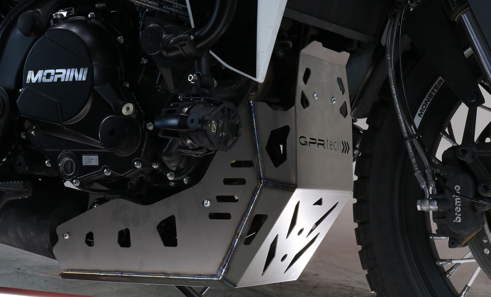 GPR TECH Moto Morini X-CAPE 650 2021/2024 e5 Unterfahrschutz aus Titan 