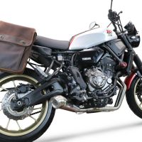 GPR auspuff kompatibel mit  Yamaha Xsr 700 2021-2024, Powercone Evo, Racing-Komplettsystem-Auspuff, einschließlich Krümmer und abnehmbarem DB-Killer 