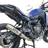 GPR auspuff kompatibel mit  Yamaha Tracer 700 GT 2019-2020, Deeptone Inox, Kompletter Rennauspuff, geliefert mit spezifischem Krümmer, Artikel ohne Homologation 