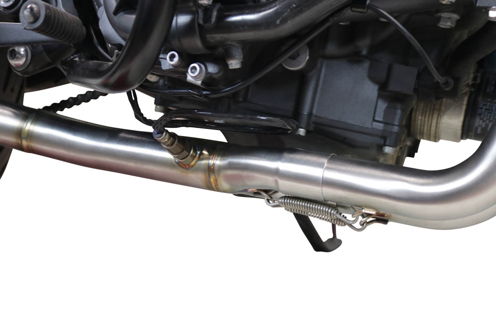 GPR auspuff kompatibel mit  Yamaha Mt-07  2021-2024, M3 Inox , Racing-Komplettsystem-Auspuff, einschließlich Krümmer und abnehmbarem DB-Killer 