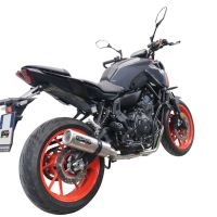 GPR auspuff kompatibel mit  Yamaha Mt-07  2021-2024, M3 Inox , Racing-Komplettsystem-Auspuff, einschließlich Krümmer und abnehmbarem DB-Killer 