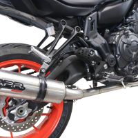 GPR auspuff kompatibel mit  Yamaha Mt-07  2021-2024, M3 Inox , Racing-Komplettsystem-Auspuff, einschließlich Krümmer und abnehmbarem DB-Killer 