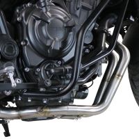 GPR auspuff kompatibel mit  Yamaha Mt-07  2021-2024, M3 Black Titanium, Racing-Komplettsystem-Auspuff, einschließlich Krümmer und abnehmbarem DB-Killer 