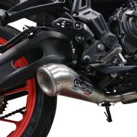 GPR auspuff kompatibel mit  Yamaha Mt-07  2021-2024, Powercone Evo, Homologierte auspuff mit verbindungsrohr und katalysator 