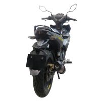 GPR auspuff kompatibel mit  Yamaha Sniper 150 2021-2022, Furore Nero, Racing-Komplettsystem-Auspuff, einschließlich Krümmer und abnehmbarem DB-Killer 