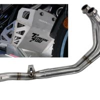 GPR auspuff kompatibel mit  Yamaha Tenere 700 2019-2020, Decatalizzatore + Paracoppa Titanio, Decat Pipe, Katalysatorabscheider, artikel ohne Genehmigung, Decat-Rohr mehr Titan-Unterfahrschutz<BR />Das Kit enthält ein GPR-Auspuff-Decat-Rohr und eine GPR-T