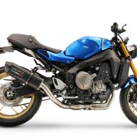 GPR auspuff kompatibel mit  Yamaha XSR900 2022-2024, Furore Evo4 Nero, Homologierte auspuff mit verbindungsrohr und katalysator 