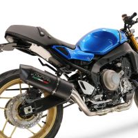 GPR auspuff kompatibel mit  Yamaha XSR900 2022-2024, Furore Evo4 Nero, Homologierte auspuff mit verbindungsrohr und katalysator 