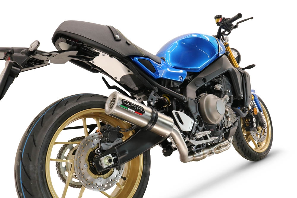 GPR auspuff kompatibel mit  Yamaha XSR900 2022-2024, M3 Inox , Homologierte auspuff mit verbindungsrohr und katalysator 