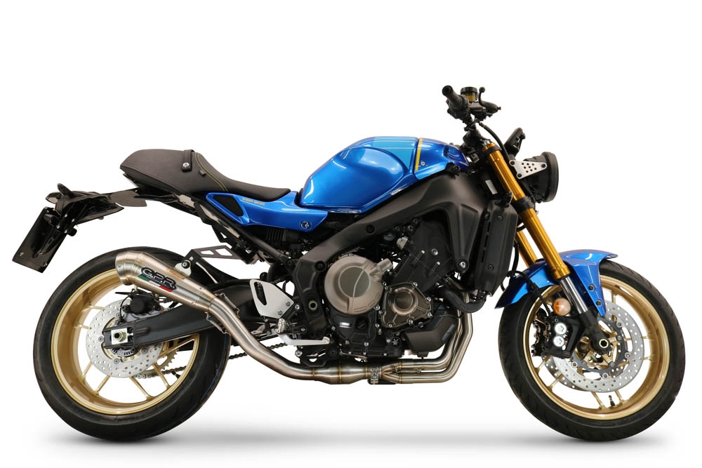 GPR auspuff kompatibel mit  Yamaha XSR900 2022-2024, Powercone Evo, Homologierte auspuff mit verbindungsrohr und katalysator 