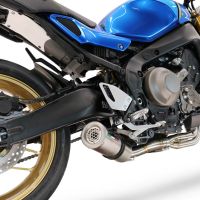 GPR auspuff kompatibel mit  Yamaha XSR900 2022-2024, M3 Inox , Racing-Komplettsystem-Auspuff, einschließlich Krümmer und abnehmbarem DB-Killer 