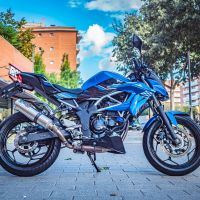 GPR auspuff kompatibel mit  Kawasaki Z 125 2019-2020, M3 Inox , Rennauspuff, mit Verbindungsrohren, Artikel ohne Genehmigung 
