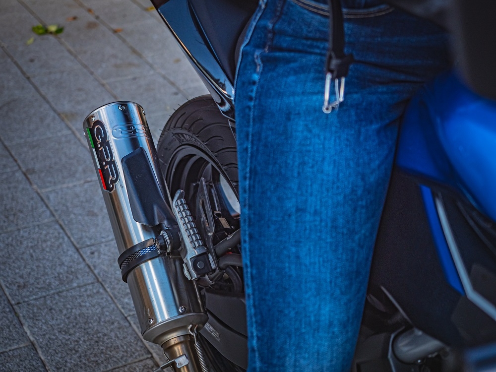 GPR auspuff kompatibel mit  Kawasaki Z 125 2019-2020, M3 Inox , Rennauspuff, mit Verbindungsrohren, Artikel ohne Genehmigung 