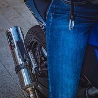 GPR auspuff kompatibel mit  Kawasaki Z 125 2019-2020, M3 Inox , Rennauspuff, mit Verbindungsrohren, Artikel ohne Genehmigung 