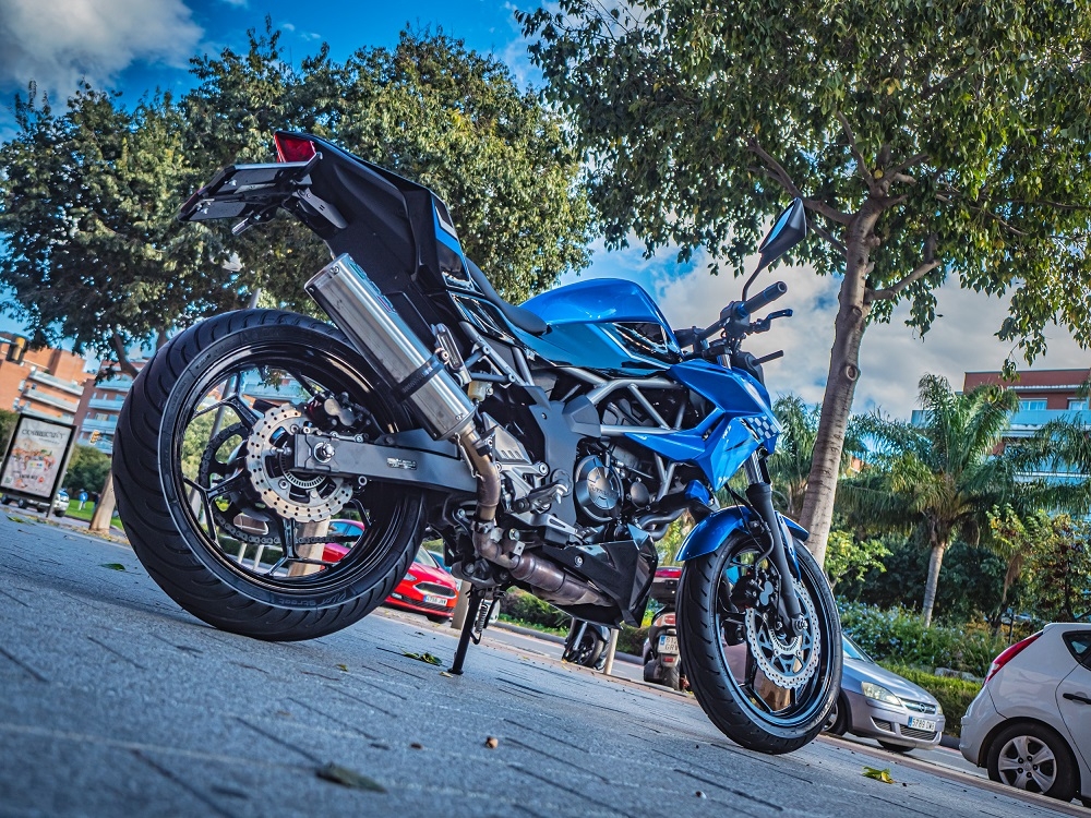 GPR auspuff kompatibel mit  Kawasaki Z 125 2019-2020, M3 Inox , Rennauspuff, mit Verbindungsrohren, Artikel ohne Genehmigung 