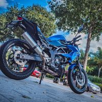 GPR auspuff kompatibel mit  Kawasaki Z 125 2019-2020, M3 Inox , Rennauspuff, mit Verbindungsrohren, Artikel ohne Genehmigung 