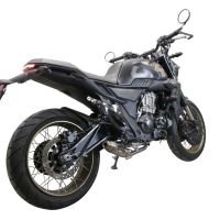 GPR auspuff kompatibel mit  Zontes 350 R1 2022-2024, Deeptone Inox, Racing-Komplettsystem-Auspuff, einschließlich Krümmer und abnehmbarem DB-Killer 