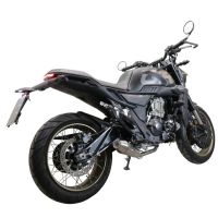 GPR auspuff kompatibel mit  Zontes 350 GK 2022-2024, Ultracone, Racing-Komplettsystem-Auspuff, einschließlich Krümmer und abnehmbarem DB-Killer 