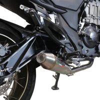 GPR auspuff kompatibel mit  Zontes 350 GK 2022-2024, Ultracone, Racing-Komplettsystem-Auspuff, einschließlich Krümmer und abnehmbarem DB-Killer 