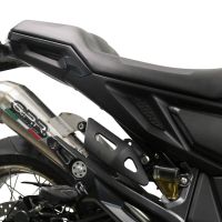 GPR auspuff kompatibel mit  Zontes 350 X1 2022-2024, Powercone Evo, Zugelassener legaler Slip-On-Auspuff mit Abe, einschließlich abnehmbarem DB-Killer und Verbindungsrohr 