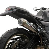 GPR auspuff kompatibel mit  Zontes 350 X1 2022-2024, Powercone Evo, Zugelassener legaler Slip-On-Auspuff mit Abe, einschließlich abnehmbarem DB-Killer und Verbindungsrohr 