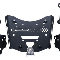 GPR TECH Zontes E 350 2023/2024 Gepäckträger hintenTop Case ALPITECH 26 LT Gepäckträger hinten, aus Edelstahl mit 4 Verankerungspunkten