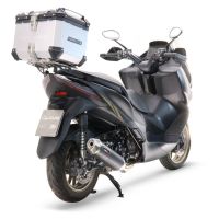 GPR TECH Zontes E 350 2023/2024 Topcase aus Aluminium, Inklusive Stahlplatte und Aluminium-Dachträger Kapazität Liter 35