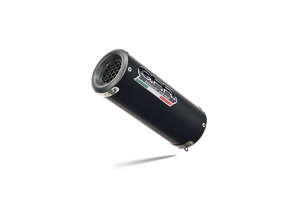 GPR auspuff kompatibel mit  Aprilia RS 457 2024-2025, M3 Black Titanium, Racing-Komplettsystem-Auspuff, einschließlich Krümmer und abnehmbarem DB-Killer 