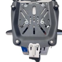 GPR TECH Royal Enfield Himalayan 450 2024/2025 e5 Plus Spezifische Montageplatte Top Case ALPITECH 35 LT kompatibel mit Original-Gepäckträger, aus Edelstahl mit 4 Verankerungspunkten