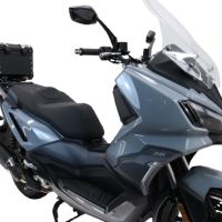 GPR TECH Sym ADX 300 2024/2026 e5 Plus Topcase aus Aluminium, schwarze Farbe mit spezifischer Platte enthalten Kapazität Liter 26