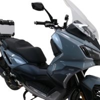 GPR TECH Sym ADX 300 2024/2026 e5 Plus Topcase aus Aluminium, silberfarben mit spezifischer Platte inklusive Kapazität Liter 26
