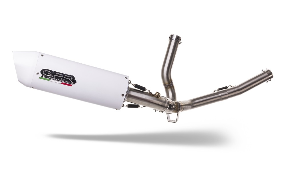 GPR auspuff kompatibel mit  Suzuki V-Strom 650 2021-2025, Albus Evo4, Zugelassener legaler Mid-Full-Systemauspuff mit ABE, einschließlich abnehmbarem DB-Killer und Katalysator 