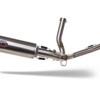 GPR auspuff kompatibel mit  Suzuki Sv 650 - S 2003-2010, M3 Inox , Zugelassener legaler Mid-Full-Systemauspuff mit ABE, einschließlich abnehmbarem DB-Killer und Katalysator 