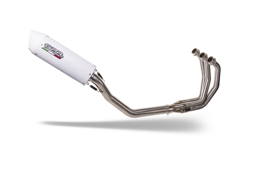 GPR auspuff kompatibel mit  Yamaha Tracer 900 GT 2018-2020, Albus Evo4, Homologierte auspuff mit verbindungsrohr und katalysator 