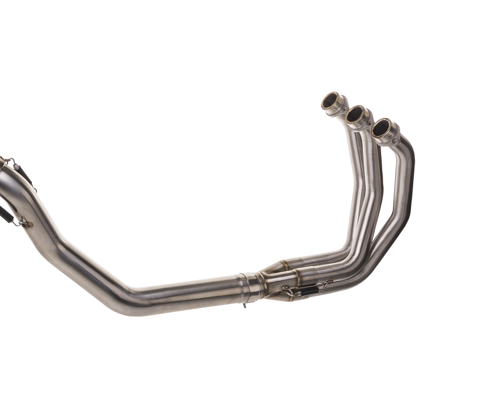 GPR auspuff kompatibel mit  Yamaha Mt-09 Tracer 900 2017-2020, Satinox , Homologierte auspuff mit verbindungsrohr und katalysator 