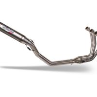 GPR auspuff kompatibel mit  Triumph Daytona 660 2023-2025, Deeptone Inox, Racing-Komplettsystem-Auspuff, einschließlich Krümmer und abnehmbarem DB-Killer 
