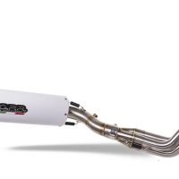 GPR auspuff kompatibel mit  Yamaha Mt-09 Tracer 900 2015-2016, Albus Ceramic, Zugelassener legaler Vollanlagenauspuff mit ABE, inklusive herausnehmbarem DB-Killer 