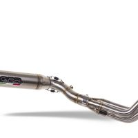 GPR auspuff kompatibel mit  Triumph Tiger Sport 660 2022-2024, Deeptone Inox, Racing-Komplettsystem-Auspuff, einschließlich Krümmer und abnehmbarem DB-Killer 