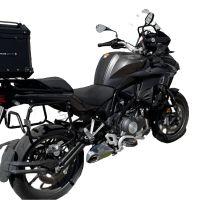 GPR TECH Benelli Trk 502 2021/2024 e5 Topcase aus Aluminium, schwarze Farbe mit spezifischer Platte enthalten Kapazität Liter 35