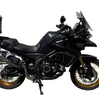 GPR TECH Voge 525DSX 2023/2025 e5 Topcase aus Aluminium, schwarze Farbe mit spezifischer Platte enthalten Kapazität Liter 35