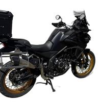 GPR TECH Voge 525DSX 2023/2025 e5 Topcase aus Aluminium, schwarze Farbe mit spezifischer Platte enthalten Kapazität Liter 35