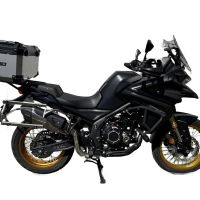 GPR TECH Voge 525DSX 2023/2025 e5 Topcase aus Aluminium, silberfarben mit spezifischer Platte inklusive Kapazität Liter 45