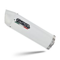 GPR auspuff kompatibel mit  Fantic Motor XMF 125 2025-2026, Albus Ceramic, Racing Slip-on, inkl. Verbindungsrohr, herausnehmbarem DB-Killer, ohne ABE 