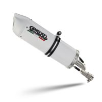 GPR auspuff kompatibel mit  Fantic Motor XEF 125 2025-2026, Albus Ceramic, Racing Slip-on, inkl. Verbindungsrohr, herausnehmbarem DB-Killer, ohne ABE 