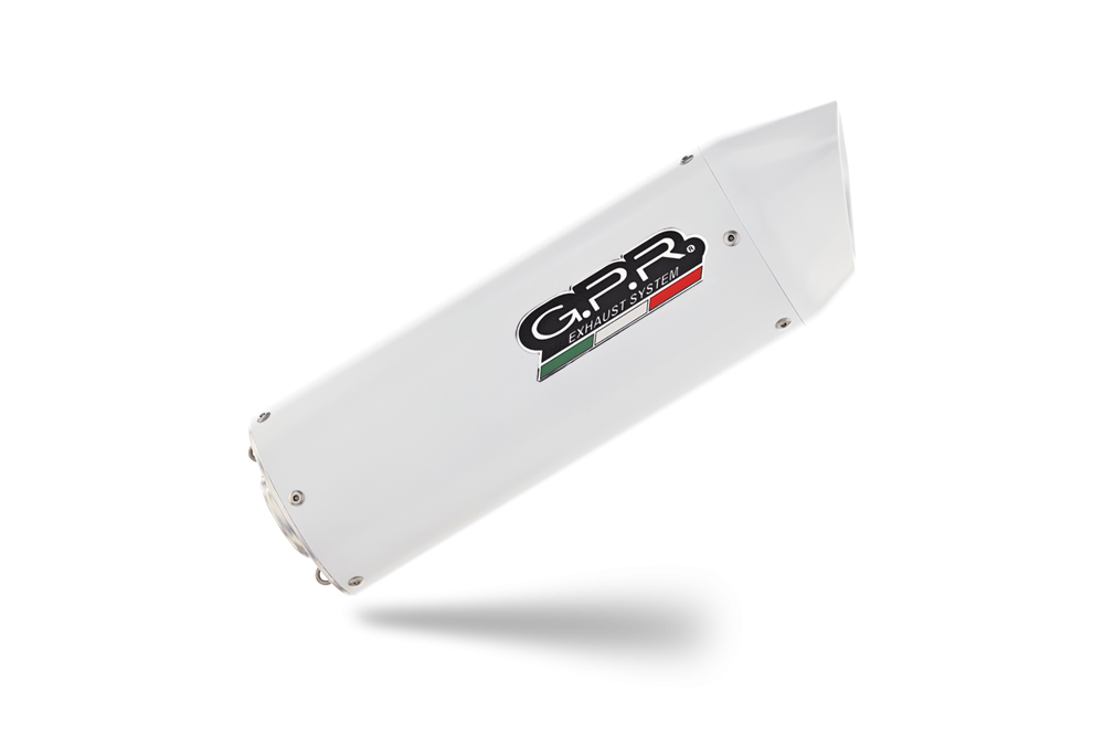 GPR auspuff kompatibel mit  Bmw K 1600 Gt 2017-2021, Albus Evo4, Doppelt homologierter legaler Slip-On-Auspuff mit ABE, einschließlich abnehmbarer DB-Killer und verbindungsrohre 
