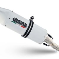 GPR auspuff kompatibel mit  Honda Crf 250 L - Rally 2017-2020, Albus Ceramic, Racing Slip-on, inkl. Verbindungsrohr, herausnehmbarem DB-Killer, ohne ABE 