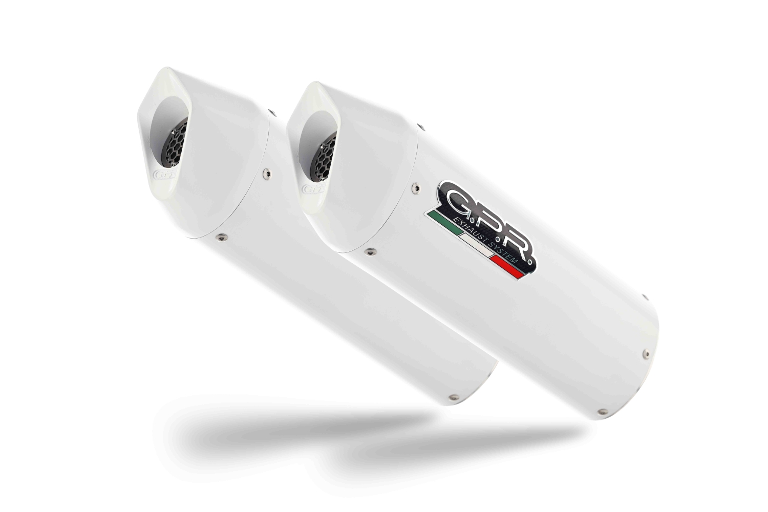 GPR auspuff kompatibel mit  Bmw K 1600 Gt 2017-2021, Albus Evo4, Doppelt homologierter legaler Slip-On-Auspuff mit ABE, einschließlich abnehmbarer DB-Killer und verbindungsrohre 