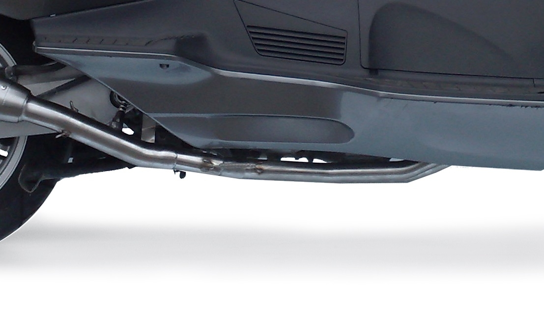 GPR auspuff kompatibel mit  Suzuki Burgman An 650 2002-2012, Trioval, Zugelassener legaler Vollanlagenauspuff mit ABE, inklusive herausnehmbarem DB-Killer 