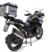 GPR TECH Bmw R 1200 Gs 2017/2018 e4 Topcase aus Aluminium, silberfarben mit spezifischer Platte inklusive Kapazität Liter 35