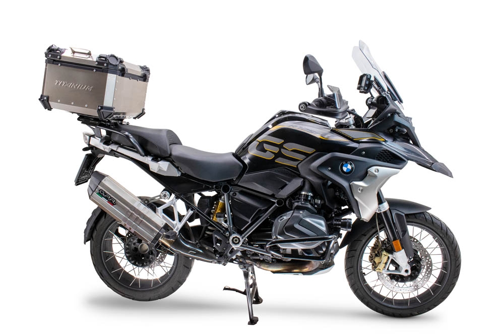 GPR TECH TOPCASE ALPI-TECH 35 LT.Topcase aus Titanium mit Universalplatte inklusive Kapazität Liter 35